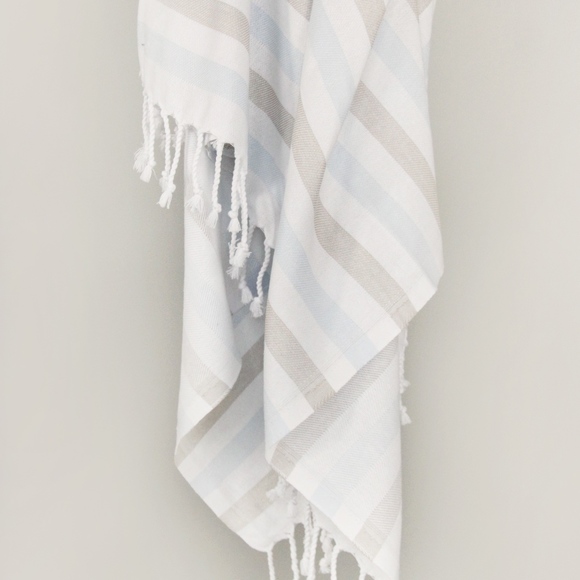 Coming Soon Hand-Loomed Striped Turkish towel - Picture 2 of 2
